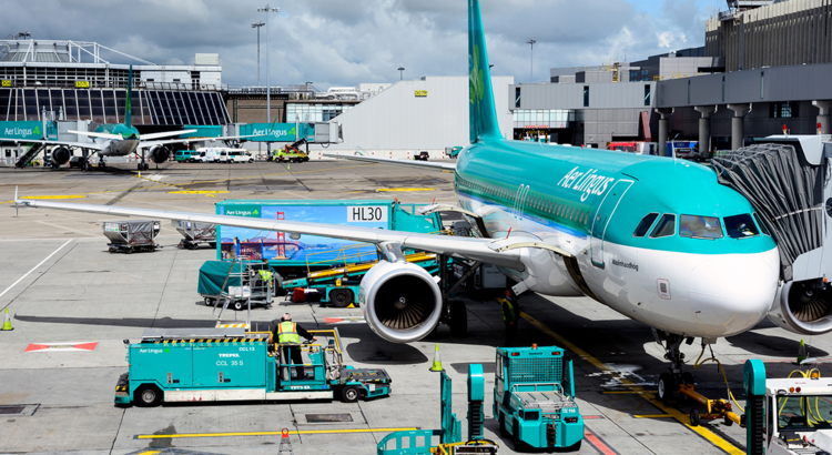 Irland Flughafen Dublin Aer Lingus